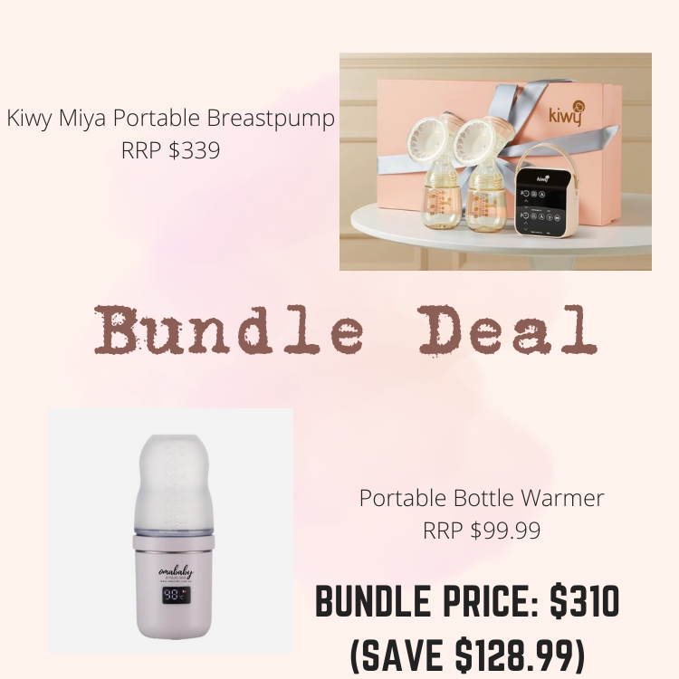 Bundle Deals Kiwy Miya Breast pump Portable Bottle Warmer