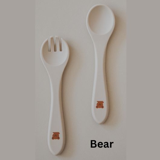 Silicone Utensils (Fork & Spoon)