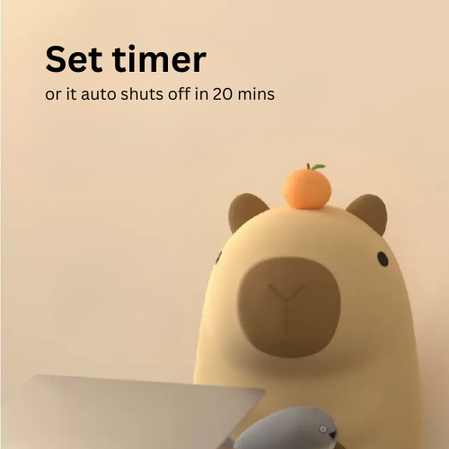 Capybara/Pear/Bunny Silicone LED Night Light