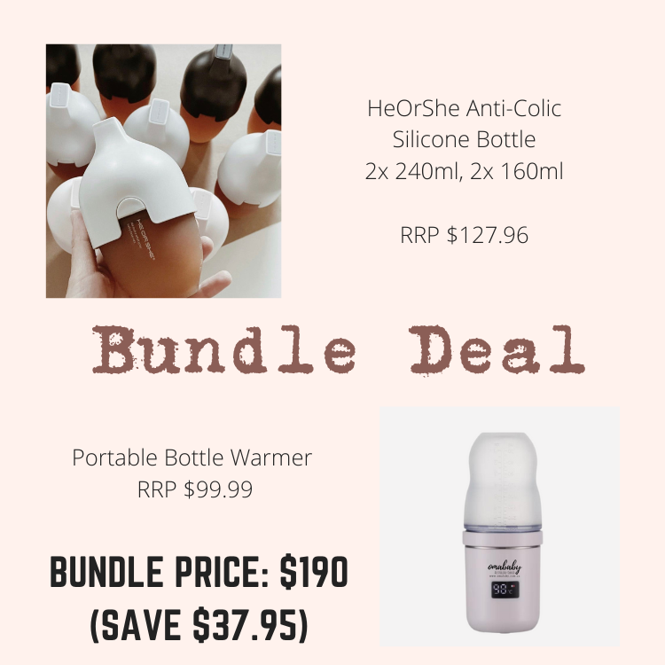 Bundle Deals: Portable Bottle Warmer + HeorShe Baby Bottles