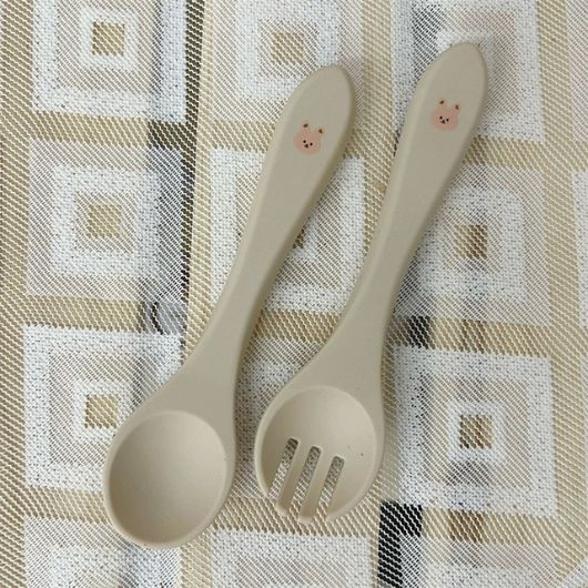 Silicone Utensils (Fork & Spoon)