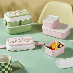 Bento Lunch Boxes - Donut/Double Decker