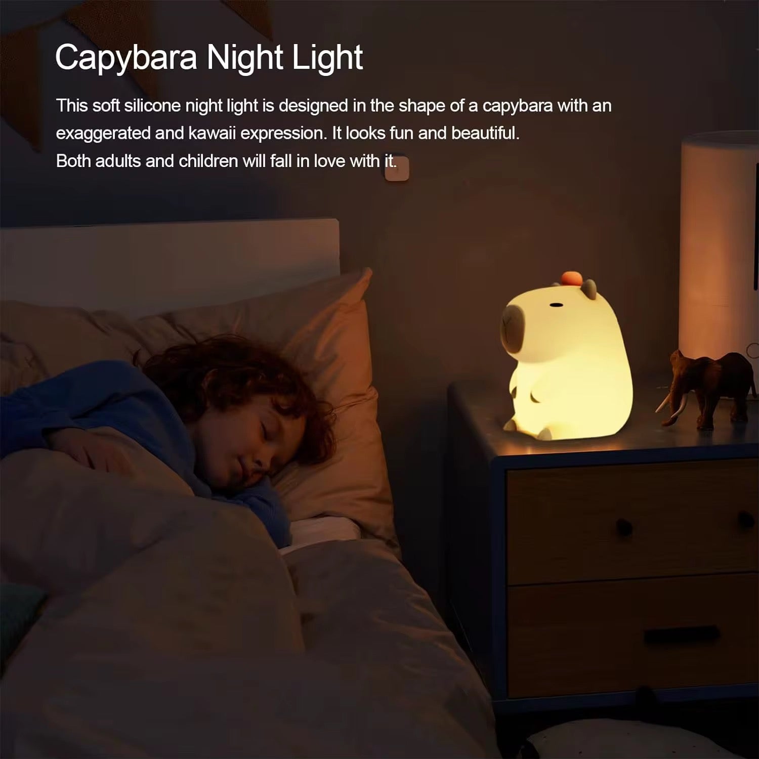 Capybara/Pear/Bunny Silicone LED Night Light