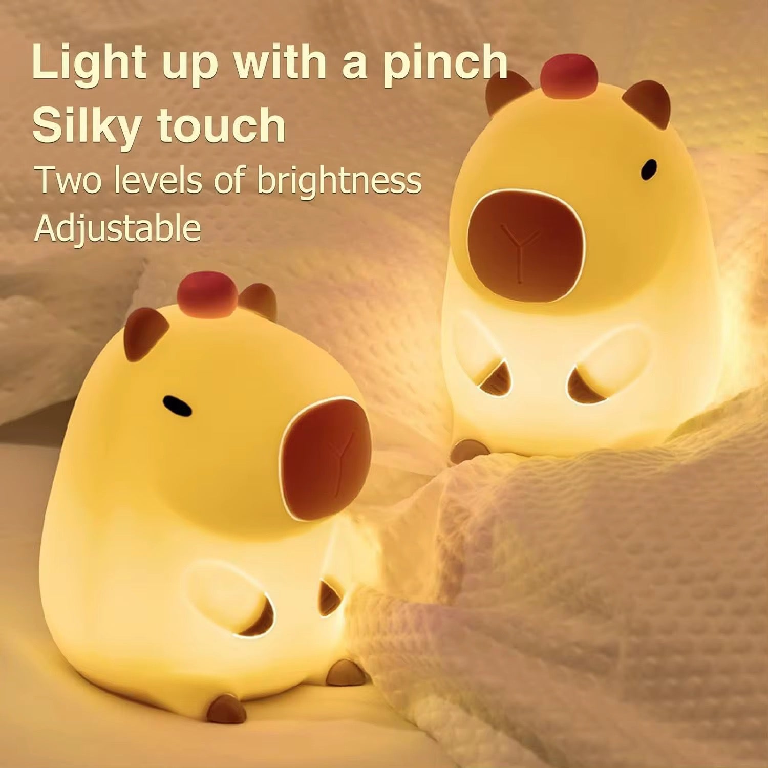 Capybara/Pear/Bunny Silicone LED Night Light