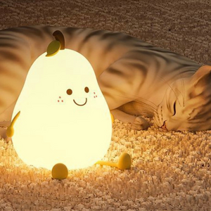 pear night light cute