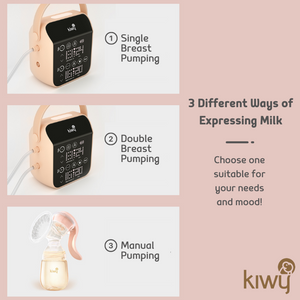 3 different ways of expressing milk