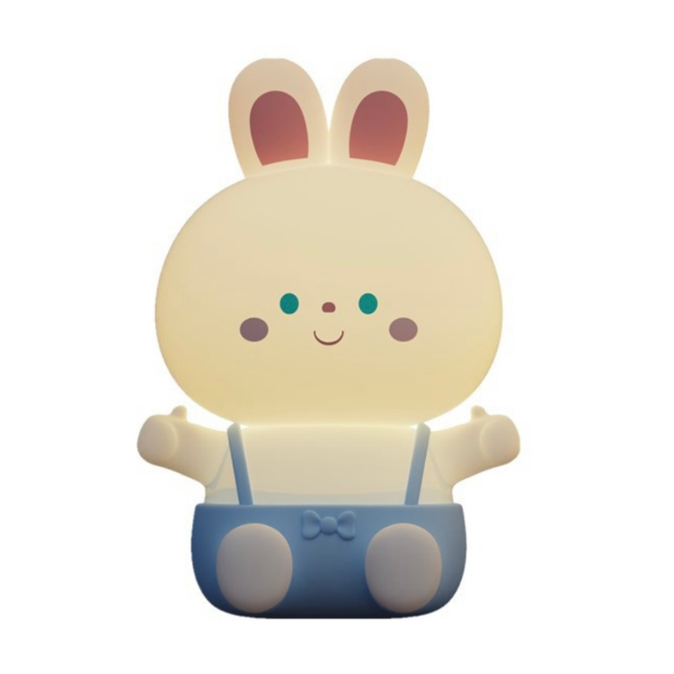 bunny night light blue