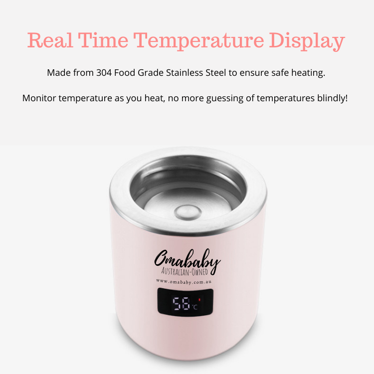 Real time temperature display