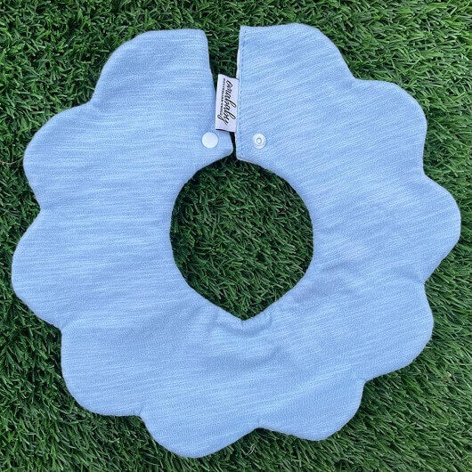 Blue Cotton Bib