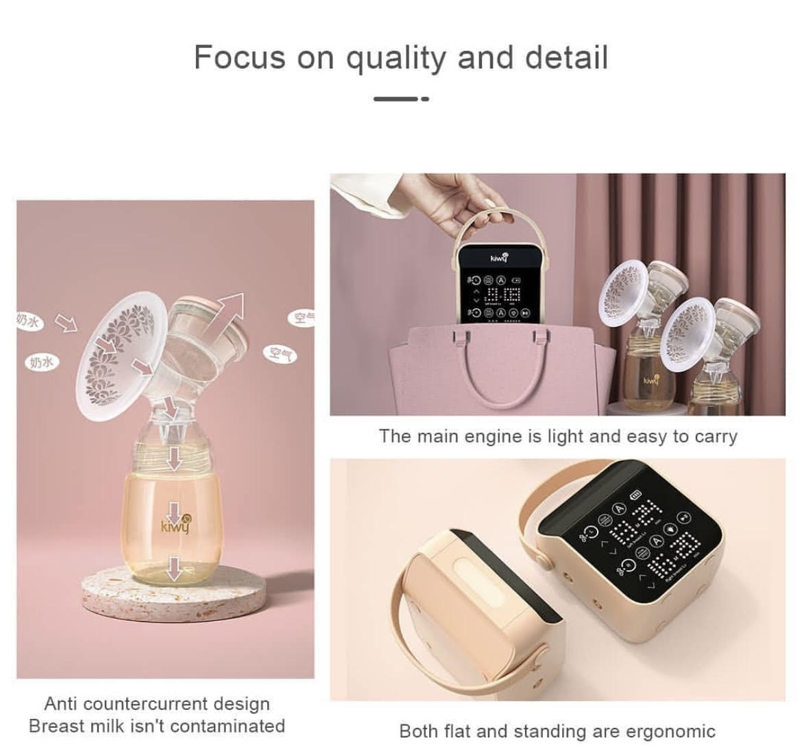 Kiwy Miya Hospital Grade 3-in-1 Breast-pump